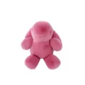 Adorable poupée lapin en peluche rose foncé avec texture douce en fourrure de lapin - Rose rouge