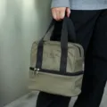 Borsa termica a doppio strato verde oliva con comodi manici per il pranzo - Verde oliva