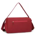 Grand sac de voyage rouge léger avec bandoulière réglable pour les voyages d'affaires - Rouge