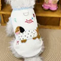 Verdikte schattige teckel huisdier vest voor kleine honden, warme winter honden kleding. - S / Wit Dikke Stijl