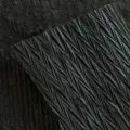 Papier d'emballage floral plissé noir, matériau imperméable pour bouquets de fleuristes. - 40x55cm 5 Feuilles/Paquet / Noir