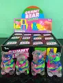 Bunte Gummibärchen Squishy Anti-Stress-Spielzeug mit Displaybox - Bemalter Bär