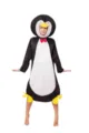 Adult Cartoon Penguin Cosplay Costume Black White Animal Stage Performance Dress Up - One Size / Black and White