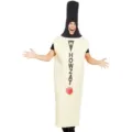 Costume de Cricket Drôle pour Adulte Déguisement Rigolo Thème Sport Fête Halloween - Taille unique / Blanc Cassé