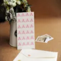 Floral photo corner stickers for scrapbooking, 24 pieces per sheet, DIY picture mount mounts. - 125mm*90mm / Pink Memories