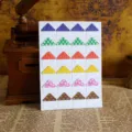 DIY self-adhesive photo corners colorful decorative stickers for scrapbooking and albums 120pcs - 90*125cm / Floral Pattern in 6 Colors