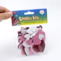 Valentine's Day heart EVA foam stickers for kids DIY crafts, glitter adhesive decors. - Heart / 60 Pieces/Pack / Mixed 3 Colors