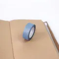 Blue glitter washi tape variant, perfect for creative journaling, scrapbooking, and DIY crafts. - Blue