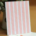 Photo corner stickers, pink polka dot self-adhesive mount stickers for scrapbook DIY albums. - 78 Pieces per Sheet / Pink Dots