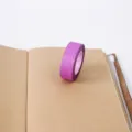 Purple glitter washi tape for journaling DIY, decorative adhesive masking tape for art crafts. - Rose Red