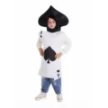 Aas van schoppen speelkaart kostuum voor kinderen, leuke cosplay party outfit en podiumkleding. - Eén maat / Kinder Schoppen