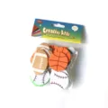 Kids foam sports ball stickers mixed bulk party DIY craft decor for children fun play - 30 Packs / Mixed Ball Pack