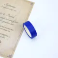 Cinta washi de color azul oscuro sólido para diarios, planificadores y proyectos de manualidades. - Azul marino