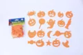 Halloween EVA glitter foam stickers set, DIY adhesive pumpkin ghost decorations for kids crafts. - Pumpkin Series