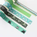 Decorative washi tape set cute cartoon masking tape for DIY planner journaling stationery crafts - Set 1