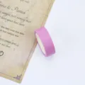 Cinta washi de color púrpura sólido para decoración de diarios y agendas, papelería - Rosa