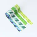 Decorative washi tape set colored patterned planner masking stickers for DIY craft stationery - Set 3