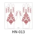 Indian henna hand tattoo sticker temporary body art waterproof transfer sticker design HN-013 - Mandala Floral Tattoo Style (HN-013) / 220X210MM