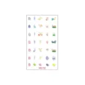 Colorful Easter bunny temporary tattoo stickers waterproof cute cartoon egg designs sheet for kids - WS-102 / 60x105mm