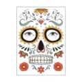 Halloween Sugar Skull Face Tattoo Sticker Day of the Dead Waterproof Temporary Festival Makeup - SY-B124