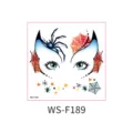 Halloween spinnenweb oog gezicht tijdelijke tattoo sticker voor kinder feest rekwisiet - Spin Halloween Stijl (WS-F-189)