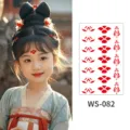 Bambini adesivo per tatuaggio fronte stile cinese tradizionale trucco costume WS-082 - WS082