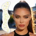 Gold silver face sticker temporary tattoo star butterfly freckle makeup festival party decor - Gold and Silver Stamping Freckle Sticker (TJ-037)