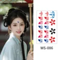 Traditional Chinese forehead sticker Huadian temporary tattoo waterproof for women - WS086