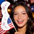 Independence day face temporary tattoo sticker star freckle makeup variant design - Independence Day Sticker (CYG-090)