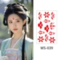 Ancient style red huadian forehead tattoo sticker, waterproof long-lasting makeup. - WS039