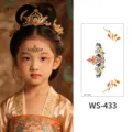 Traditional Chinese Huadian forehead temporary tattoo sticker for ancient style cosplay. - WS433