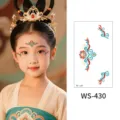 Kids Chinese Style Huadian Forehead Tattoo Sticker Waterproof Face Makeup WS-430 - WS430