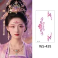 Ancient style face tattoo sticker huadian forehead makeup waterproof long lasting variant - WS439