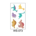 Children cartoon dinosaur temporary tattoo stickers for boys and girls kids party waterproof. - Dinosaur WS-073 / 60*105mm