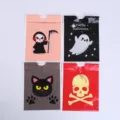 Halloween geschenkbeutel kunststoff süßigkeiten verpackung gruselig party gastgeschenk taschen - 18*15 Vier Stile 50 Stück