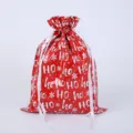 Weihnachten Aluminiumfolie Kordelzug Geschenktüte rote Weihnachtsparty Dekoration Beutel - 58*43ho