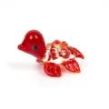 Mini red glass turtle figurine, cute desktop ornament and fish tank aquarium decoration. - Large Turtle 3