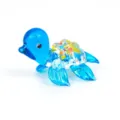 Mini blue glass turtle figurine, cute animal desktop ornament for aquarium landscaping. - Large Turtle 5