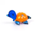 Miniature glass turtle figurine desktop ornament cute small animal fish tank aquarium decor - Little Turtle 3