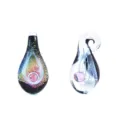 Handmade glass pendant DIY starry sky crystal round bead jewelry accessory variant style - Rainbow Waterdrop Single Ball