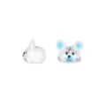 Handmade glass animal bead white tiger charm for DIY necklace earring jewelry making accessory - Tiger Style B