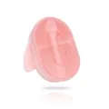 Baby feeding bowl pink portable infant divided tableware set with spoon training bowl - Pink