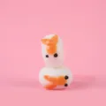 Handmade glass goldfish beads animal spacer charms cute colorful DIY jewelry making accessories - 9*14mm / Yellow