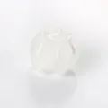 Handmade lotus glazed glass loose bead jewelry accessories for DIY bracelets and hairpins. - Clear