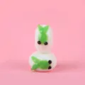 Handmade glass frog animal spacer beads DIY jewelry making accessories white green 1pc - 9*14mm / Green