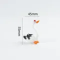 Handmade glass swan animal figurine desktop decoration cute ornament home decor 45x55mm - Style 1