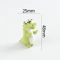 Handmade green glass crocodile figurine cute cartoon animal miniature desktop decor gift - Green Crocodile