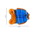 Blue orange glass fish bead loose bead for DIY bracelet necklace jewelry making accessories - Dark Blue