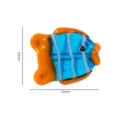 Glass clownfish loose beads, handmade DIY bracelet necklace pendant jewelry making accessories. - Sky Blue