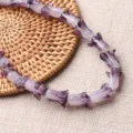 Handmade glass cabbage beads purple gradient spacer beads for DIY bracelet necklace jewelry accessories - Light Purple